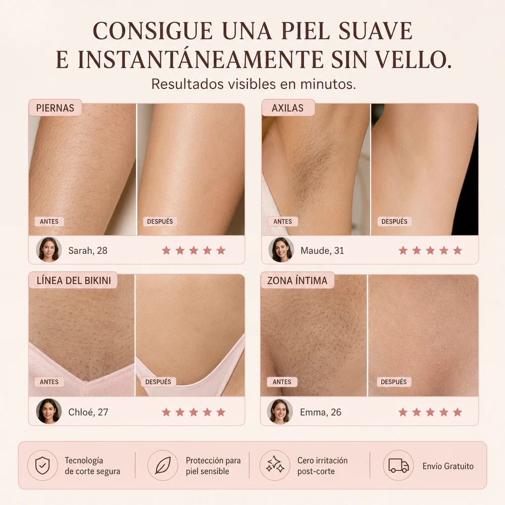 Calmia SilkShave — Depilación Íntima Sin Dolor ni Irritación