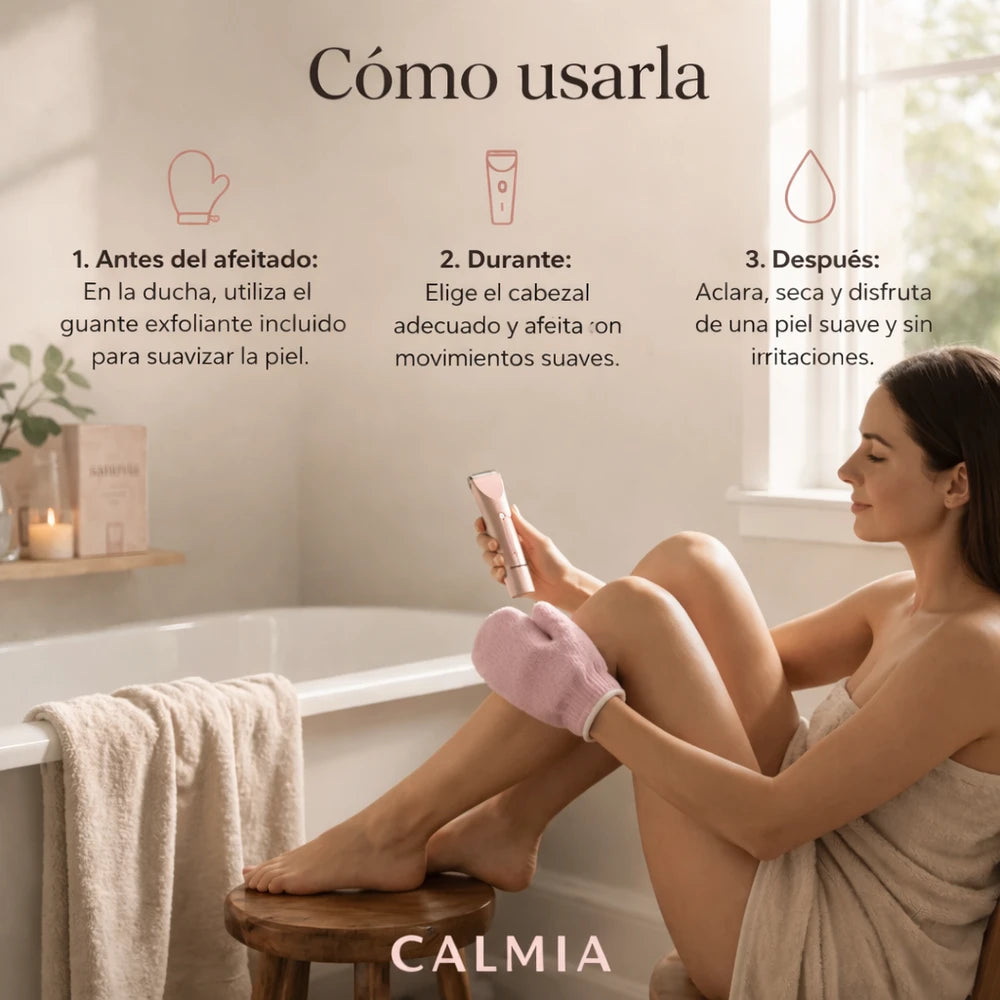 Calmia SilkShave — Depilación Íntima Sin Dolor ni Irritación