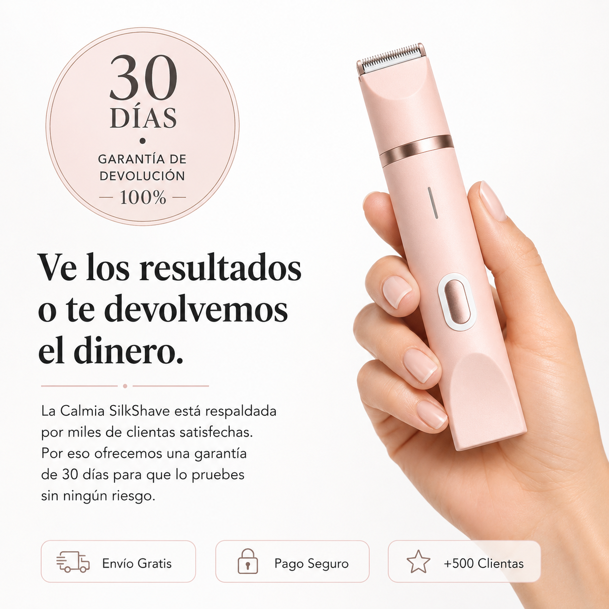 Calmia SilkShave — Depilación Íntima Sin Dolor ni Irritación